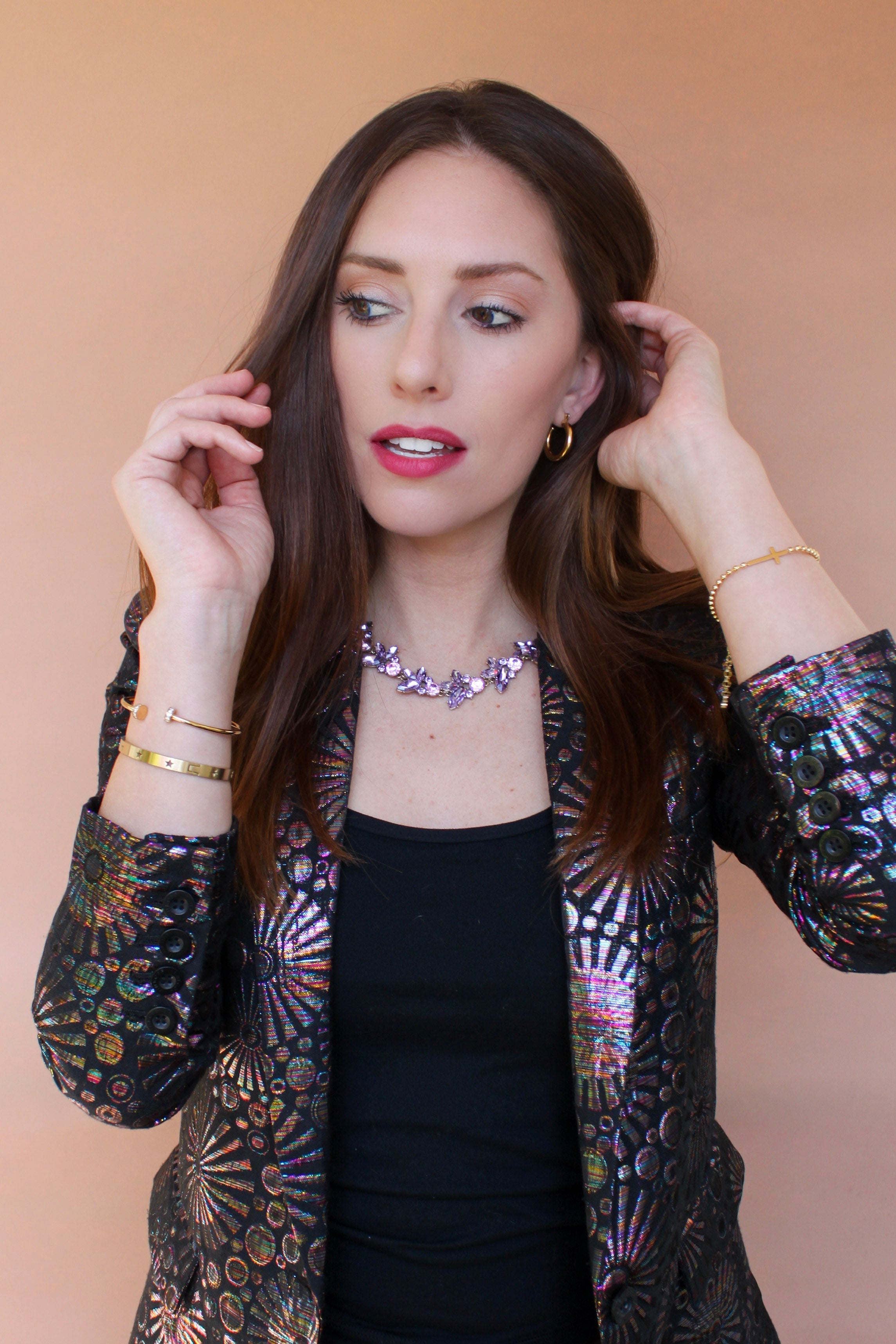 Cross Charm Bracelet | More Colors Available