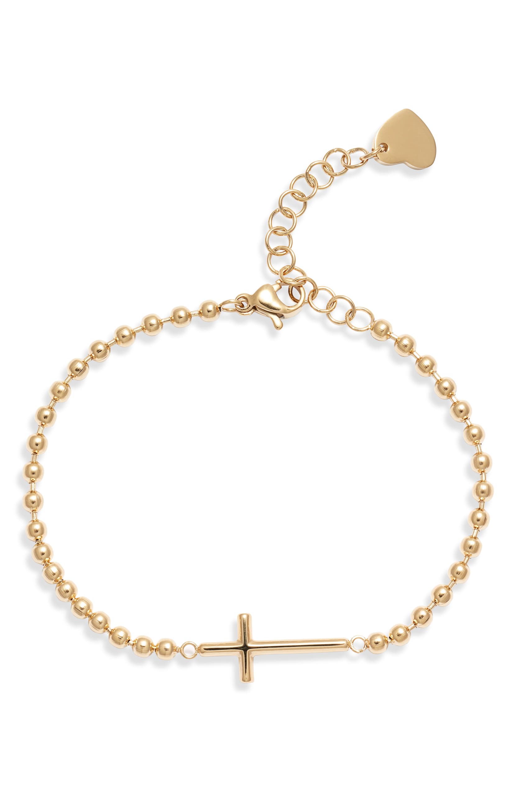 Cross Charm Bracelet | More Colors Available