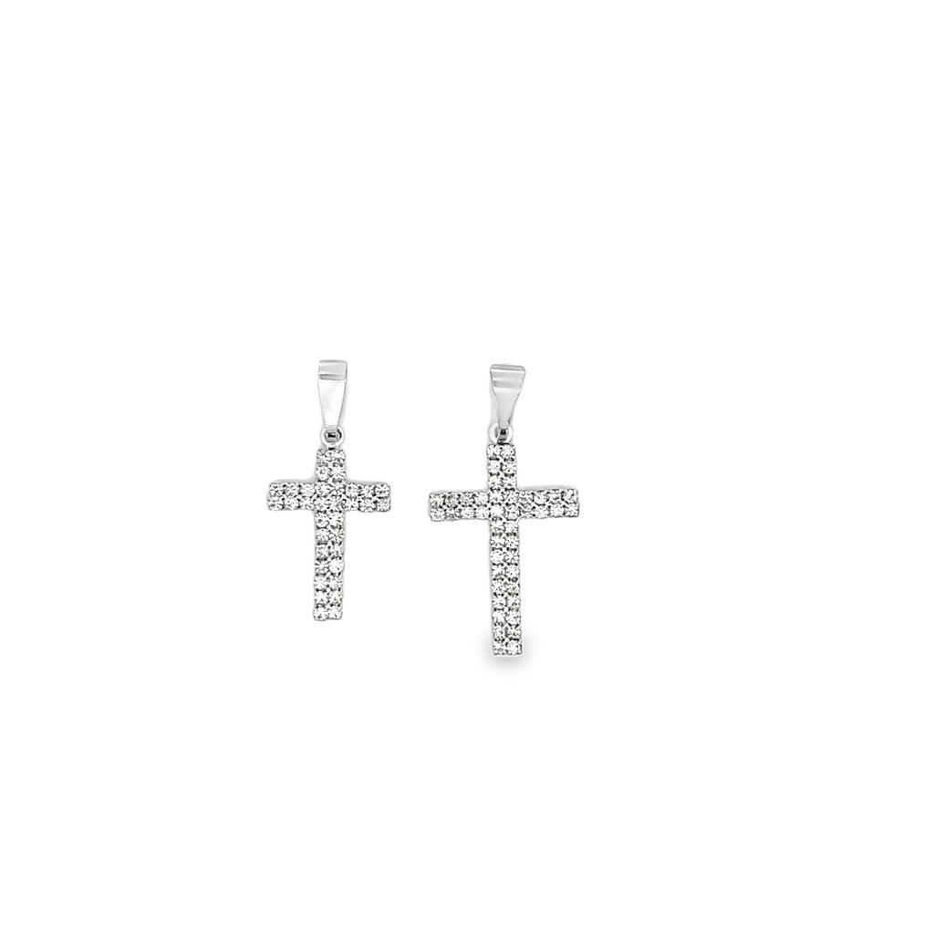 Gold Zirconia Cross Pendants (A241, A243, A242)